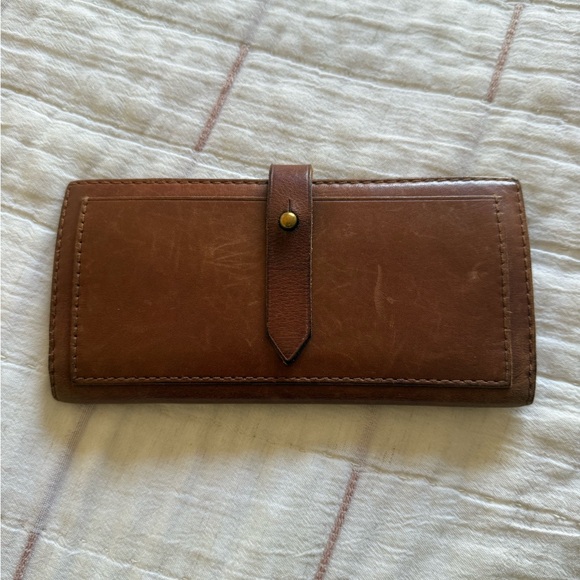 Madewell Tan Leather Card Holder - Picture 1 of 4